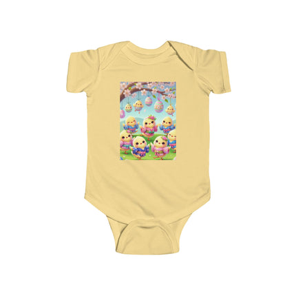 Easter Chicks and Springtime Wishes Infant Fine Jersey Bodysuit