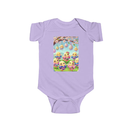 Easter Chicks and Springtime Wishes Infant Fine Jersey Bodysuit