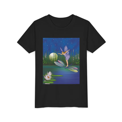 Fairy on a Dragonfly by Ida Rentoul Outhwaite Youth Short Sleeve Tee