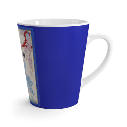 Woman, Fawn, and Red Tree by George Barbier Latte Mug