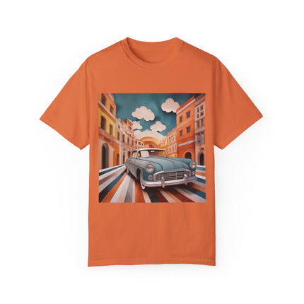 1960 Alfa Romeo Giulietta Unisex Garment-Dyed T-shirt