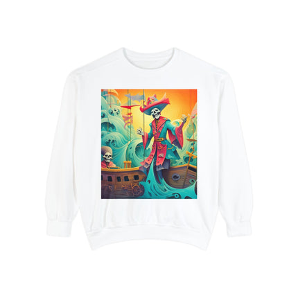 Skeleton Crew of the Misty Seas Unisex Garment-Dyed Sweatshirt