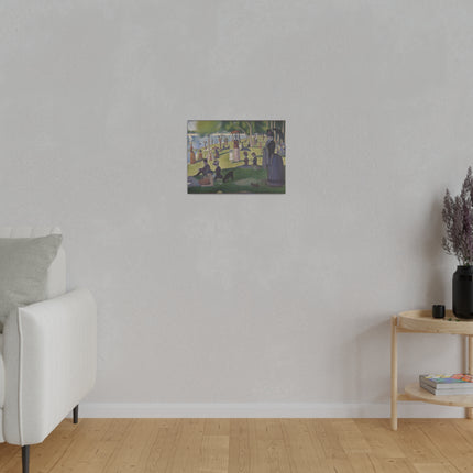 A Sunday on La Grande Jatte by Georges Seurat Matte Canvas, Stretched, 0.75"