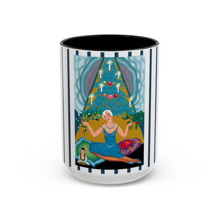 Art Deco Christmas Elegance Colorful Mugs (11oz, 15oz)