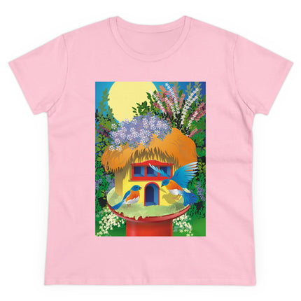 Birdhouse Haven Women's Midweight Cotton Tee