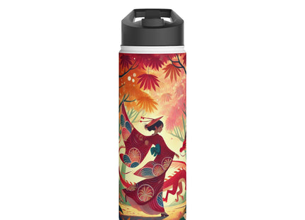 The Dragon Fairy’s Dance Stainless Steel Water Bottle, Standard Lid