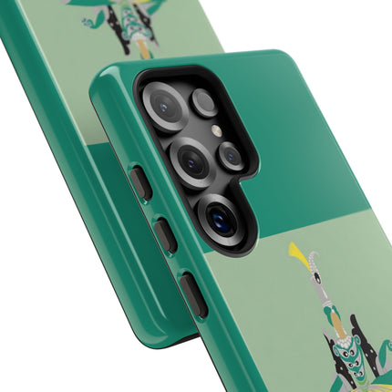 Peacock Dancer Phone Case – Opulent Glamour & Theatrical Elegance
