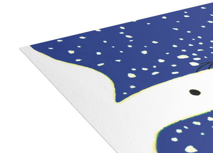 Snowman in Falling Snow Postcard Bundles (envelopes included)