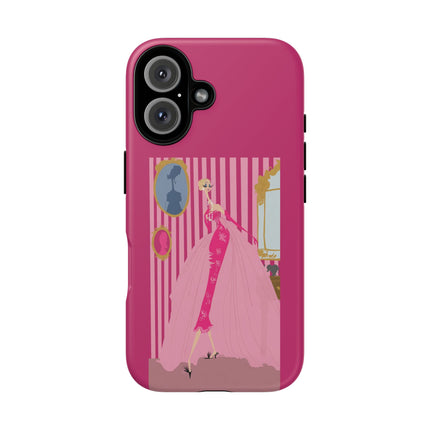 Lady in Pink Phone Case – Graceful Sophistication