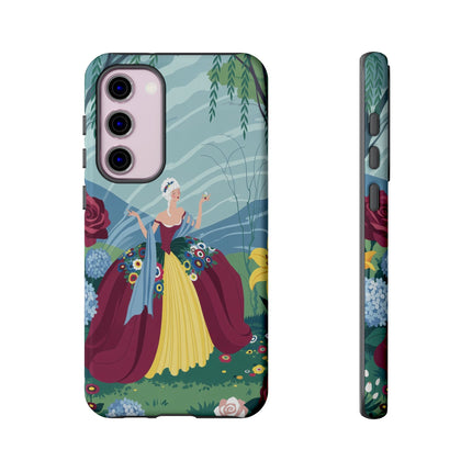 🌹🌿 The Willow Garden Promenade Phone Case – Art Deco Floral Elegance