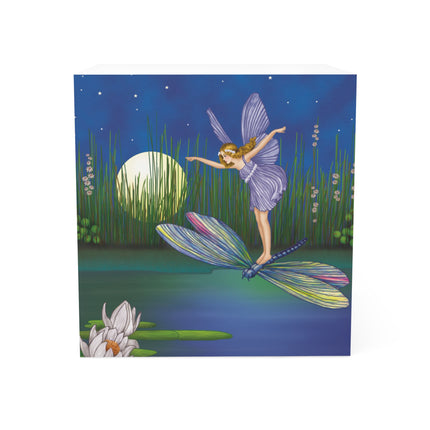 Fairy on a Dragonfly by Ida Rentoul Note Cube