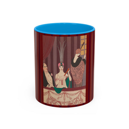 La Loge by George Barbier Colorful Mugs (11oz, 15oz)