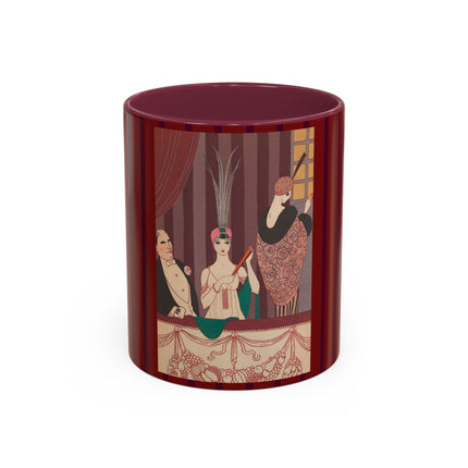La Loge by George Barbier Colorful Mugs (11oz, 15oz)