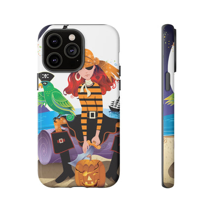 Moonlit Pirate Halloween Phone Cases