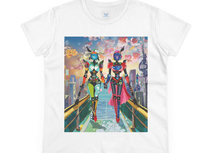 Cyber Punk Robot Models Cotton Tee