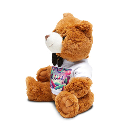 Festive Reindeer Flight Teddy Bear with T-Shirt