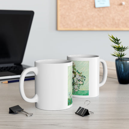 Roses by Vincent Van Gogh Ceramic Mug (11oz, 15oz)