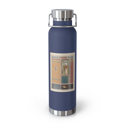 Pompeii Wall Pl.20 by Victor Steeger Copper Vacuum Insulated Bottle, 22oz