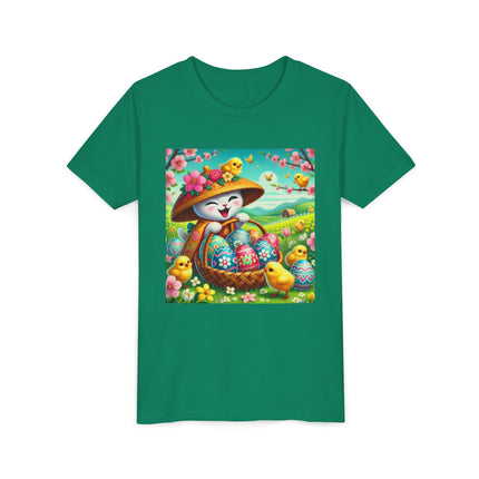 Geisha Kitten’s Easter Delight Youth Short Sleeve Tee