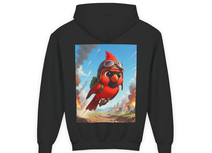 Cardinal Dive Bomber Youth Heavy Blend Hooded Sweatshirt
