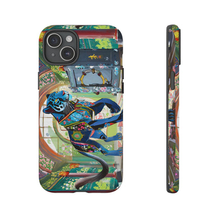 Cyber Panther's Hunt Phone Cases