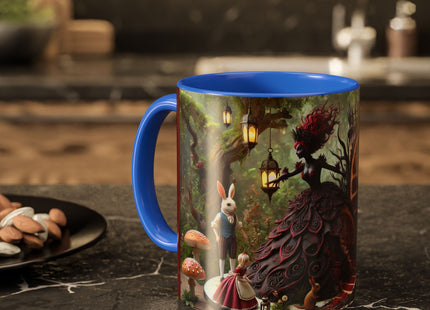 Malice in Wonderland – Gothic Halloween Colorful Mugs (11oz, 15oz)