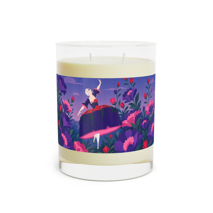 🎭🌺 The Enchanted Flower Garden Ballet Scented Candle – Art Deco Floral Fantasy