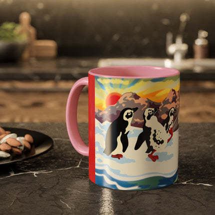 Snowball Shenanigans Colorful Mugs (11oz, 15oz)