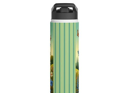Rabbit Gladiator Stainless Steel Water Bottle, Standard Lid