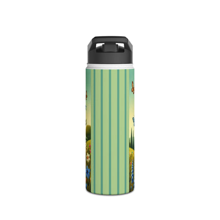 Rabbit Gladiator Stainless Steel Water Bottle, Standard Lid