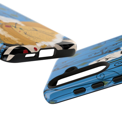 🎭🌹 The Lady At The Masquerade Gates Phone Case – Art Deco Fashion Illustration