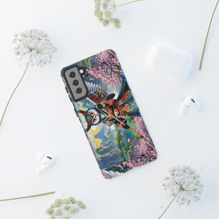 Cyberpunk Samurai Owl Phone Cases