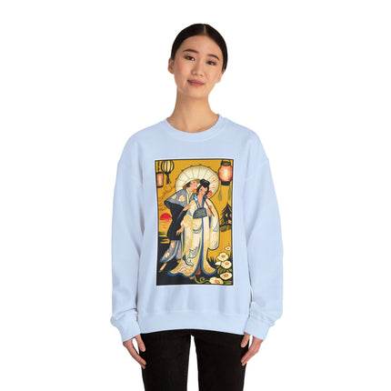 Golden Embrace Heavy Blend™ Crewneck Sweatshirt