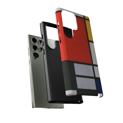 Composition with Red, Yellow, Blue, and Black by Piet Mondrian Phone Cases
