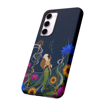 🌙🕯️ The Lady Of The Midnight Garden Phone Case – Art Deco Nocturne