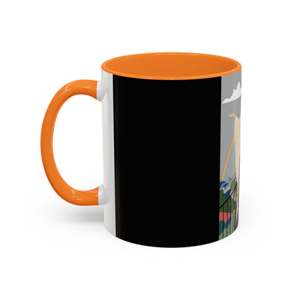 Rainbow Reverie Colorful Mugs – Elegant Renewal & Serene Beauty