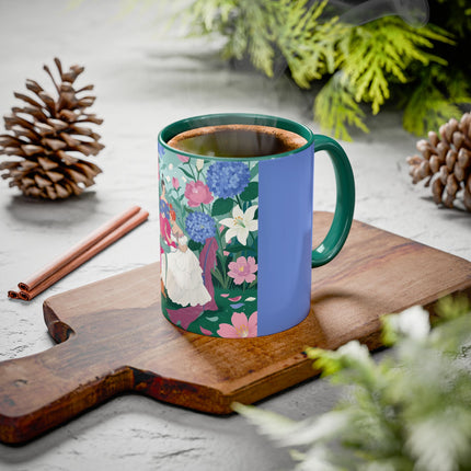 The Ladies Of The Blossoming Vanity Colorful Mugs – Art Deco Floral Elegance