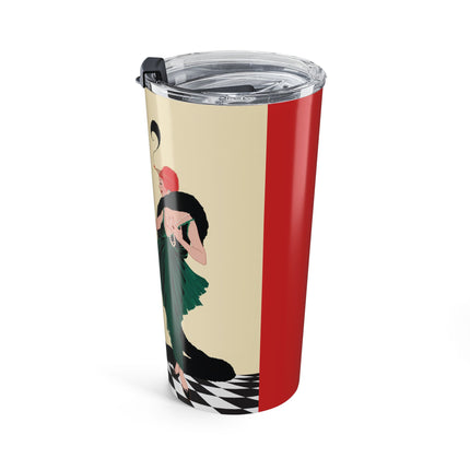 The Marionette 20oz Tumbler – Theatrical Glamour & Cabaret Elegance