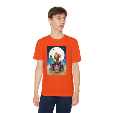 Moonlit Pirate Halloween Youth Competitor Tee