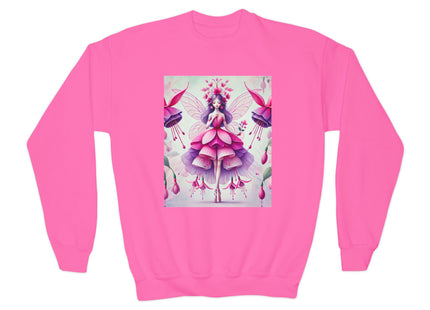 Fuchsia Fairy Youth Crewneck Sweatshirt