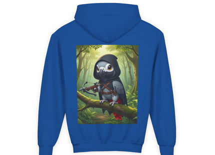 The African Grey Sentinel Youth Heavy Blend Hooded Sweatshirt