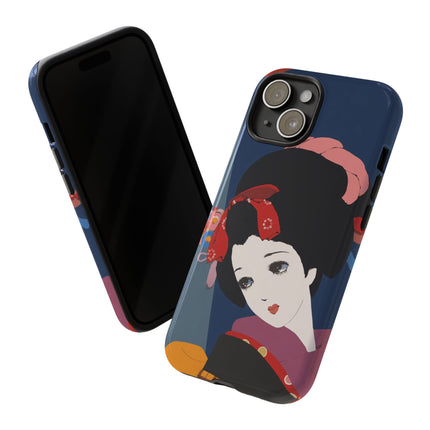 Geisha Portrait Phone Case – Elegant Beauty & Timeless Grace