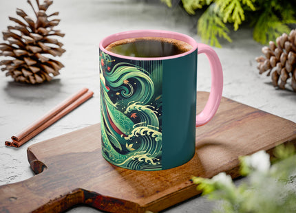 Mermaid Queen Rising from the Deep Colorful Mugs (11oz, 15oz)