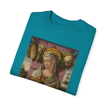 Madonna and Child by Carlo Crivelli Unisex Garment-Dyed T-shirt