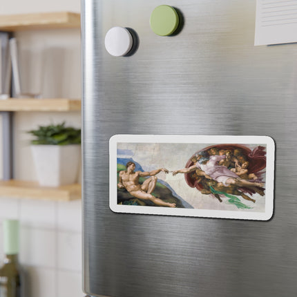 The Creation of Adam by Michelangelo Buonarroti Die-Cut Magnets (5 Sizes)