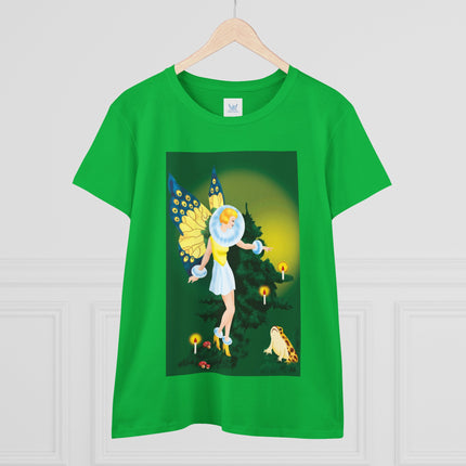The Enchanted Encounter Women's Midweight Cotton Tee