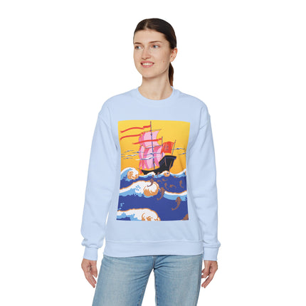 Golden Seas and Whimsical Dreams Heavy Blend™ Crewneck Sweatshirt