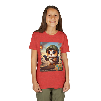 Owl on the Front Lines Youth Short Sleeve Tee