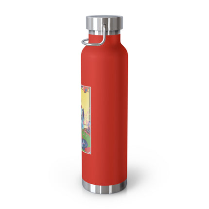 A Timeless Journey by Umberto Brunelleschi Copper Vacuum Insulated Bottle, 22oz