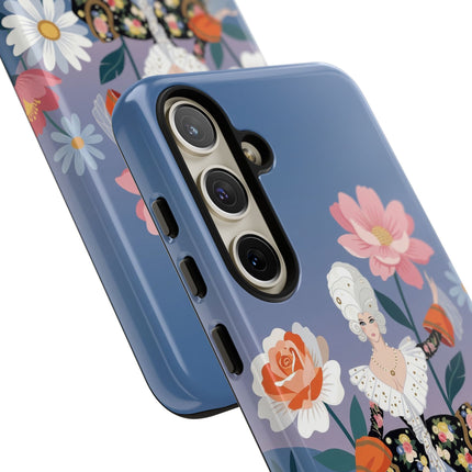 🌸🎀 The Grand Floral Promenade Phone Case – Art Deco Fashion Fantasy